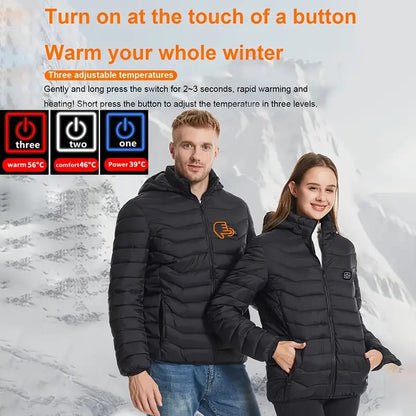 New Heated Jacket Coat USB Electric Jacket