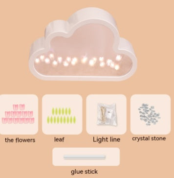 Cloud Tulip Mirror Night Light