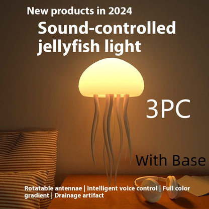 Jellyfish Mood Lamp LED Jellyfish Night Light Portable