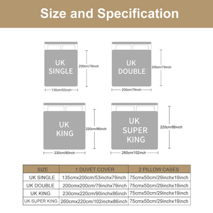 Navy Blue Duvet Cover Set Trendy Printed Design Bed Quilt Cover Set King 1 Duvet Cover 2 Pillowcases