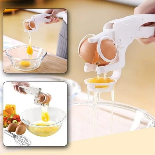Egg Breaker Egg Opener Creative Egg Separator Tool Kitchen Gadgets