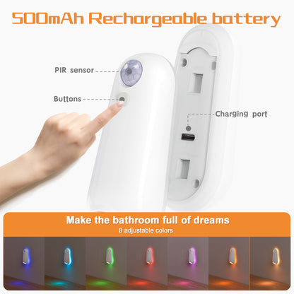 Toilet automatic intelligent sensing ultraviolet lamp