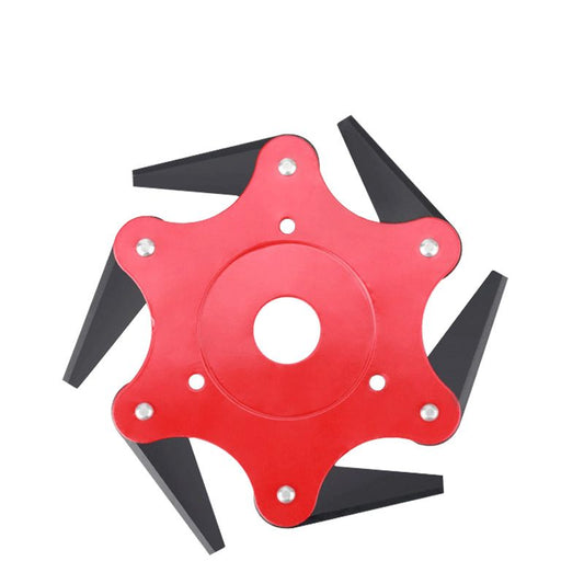 Six-leaf Cutter Head Grass Head Cross-border Special For Lawn Mower Accessories Brush Cutter Blade Universal Weeding Grass Knife