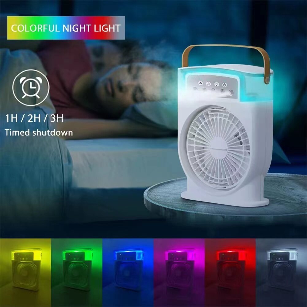 BritChill 7-Color USB Air Cooler & Humidifier