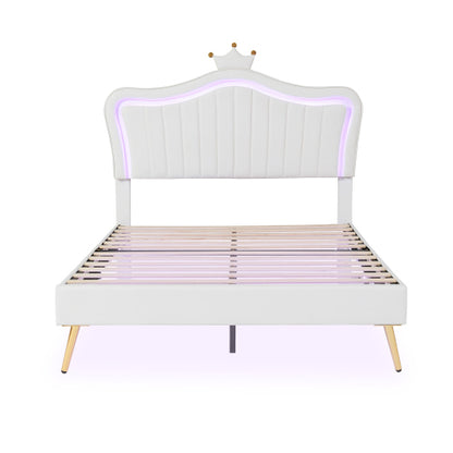 Double Bed Frame In Metal Fibreboard