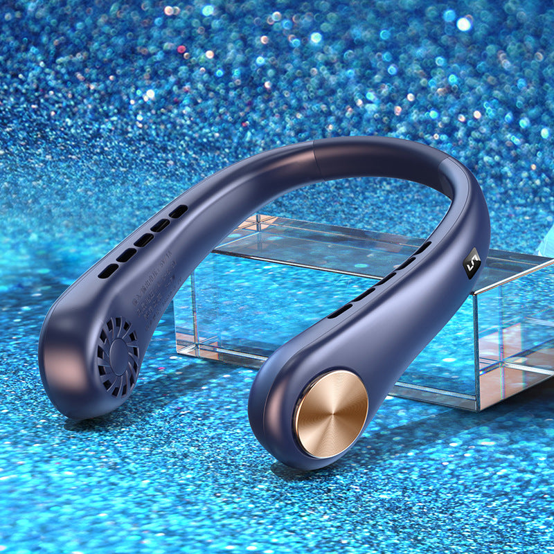 BreezeLoop™ – Portable Bladeless Neck Fan