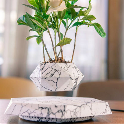Floating Magnetic Levitating Flowerpot Bonsai Air Plant Pot Planter Potted for Home Office Desk Decor Creative Gift