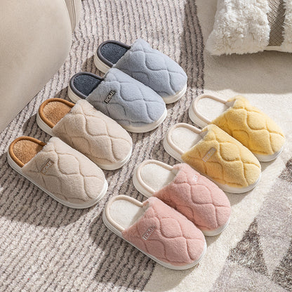 Plush Slippers Winter for Women Indoor Floor