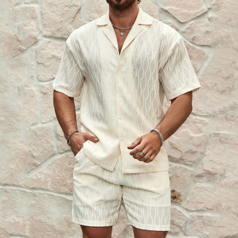 Men Summer Fashion Loose Casual Two Pieces