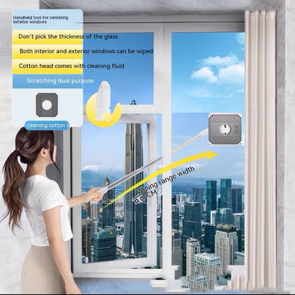 Double-Sided Magnetic Glass Cleaner