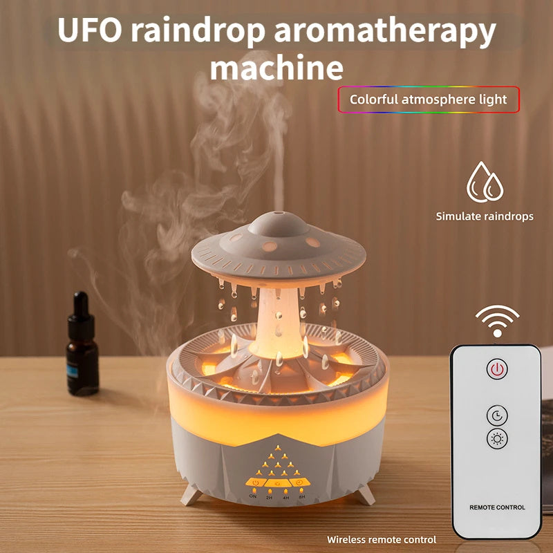 Raindrop Humidifier Water Drop Air Humidifier USB Aromatherapy