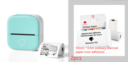 Portable Mini Thermal Label Printer | Bluetooth Price Tag & Photo Printer