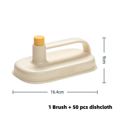 Kitchen Bathroom Toilet Cleaning Magic Brush Glass Wall Cleaning Bath Brush