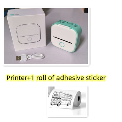 Portable Mini Thermal Label Printer | Bluetooth Price Tag & Photo Printer