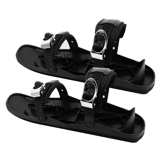 Mini skis with bindings