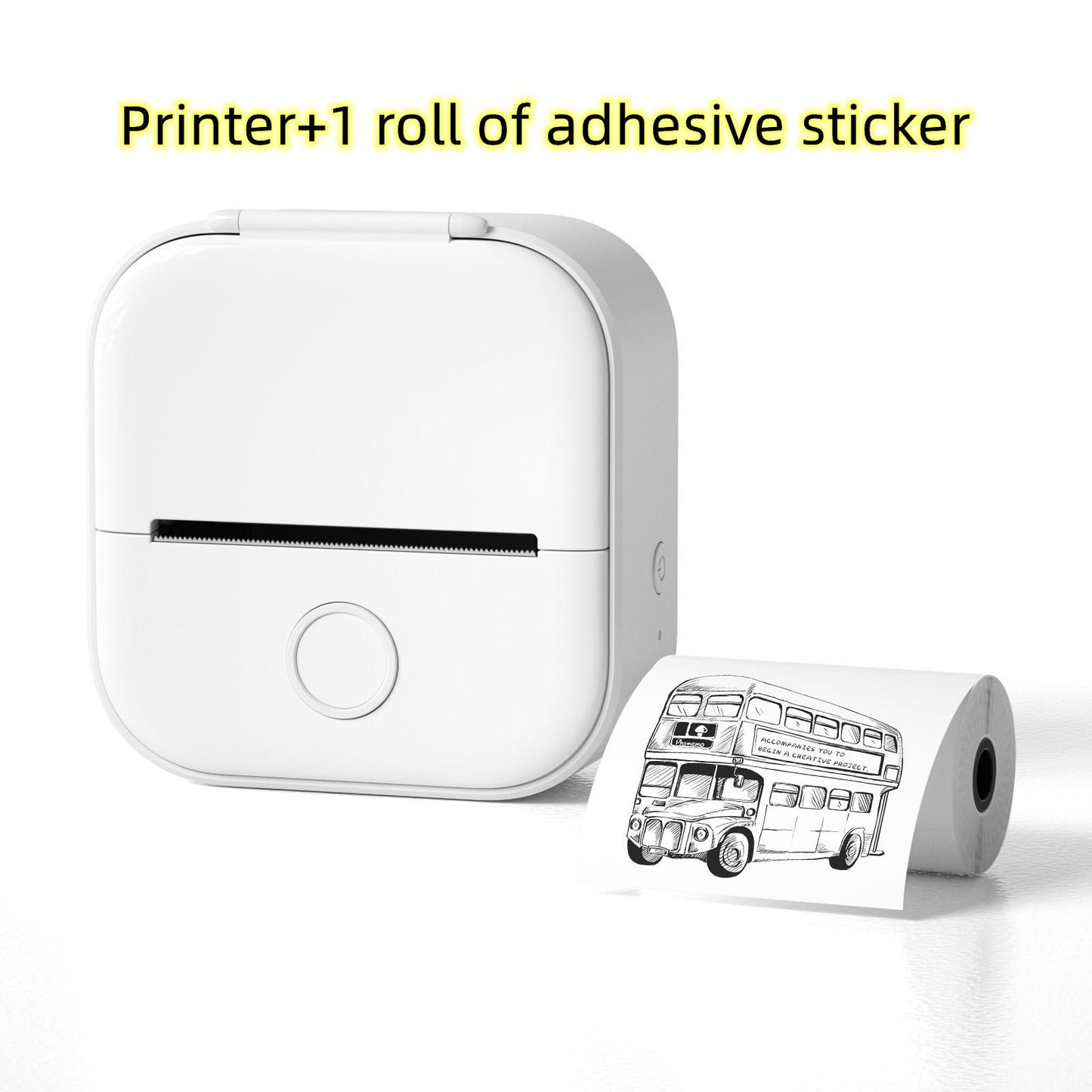 Portable Mini Thermal Label Printer | Bluetooth Price Tag & Photo Printer