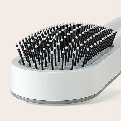 Self-Cleaning Hairbrush For Women One-key Cleaning Hair Loss Airbag Massage Scalp Comb Anti-Static Hairbrush