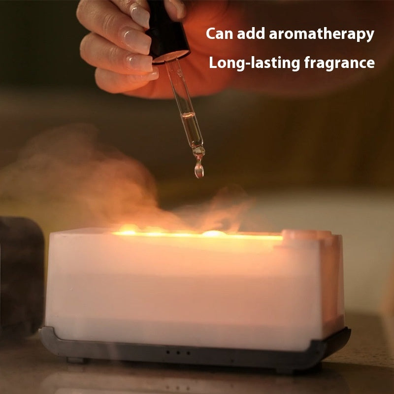 Flame Humidifier Aromatherapy Diffuser for Home Bedroom