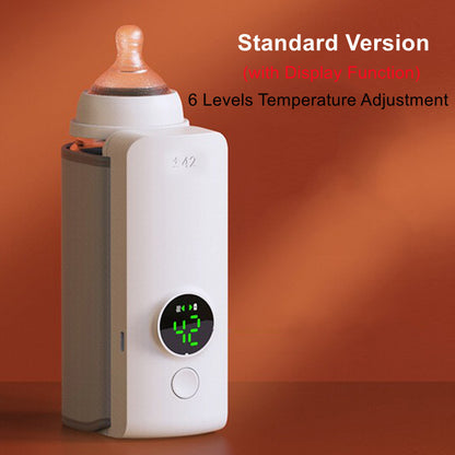 USB Charging and Heating Bag Portable Constant Temperature Milk Warmer Universal Bottle Insulation Sleeve