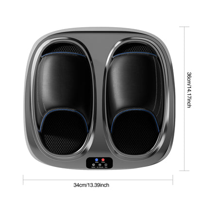Hot Foot Massager Air Compression Foot Massager Deep Kneading Roll Precise Massage and Heating Function