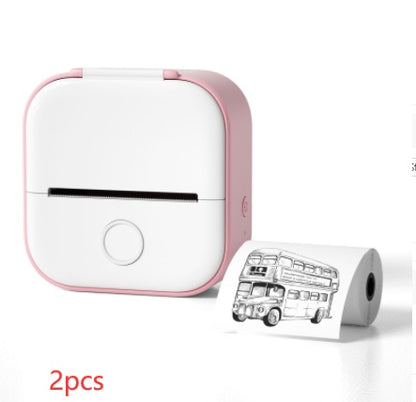 Portable Mini Thermal Label Printer | Bluetooth Price Tag & Photo Printer