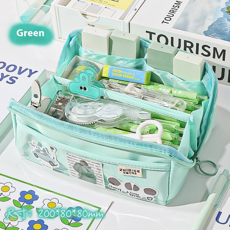 10-layer Large Capacity Transparent Pencil Case