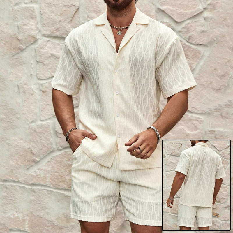 Men Summer Fashion Loose Casual Two Pieces