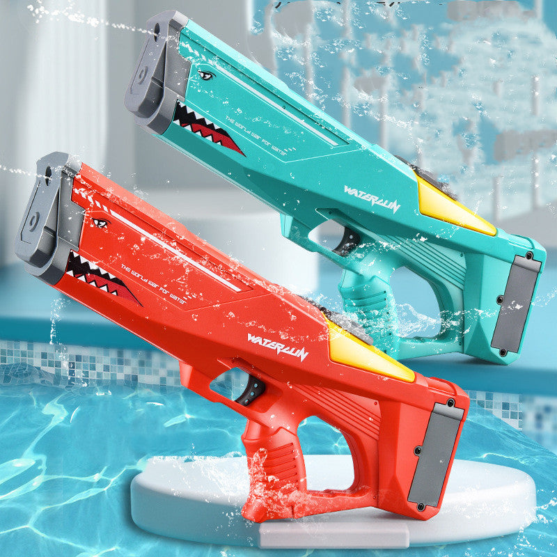 Automatic Electric Water Gun Toys Shark High Pressure Outdoor Summer Beach Toy Kids