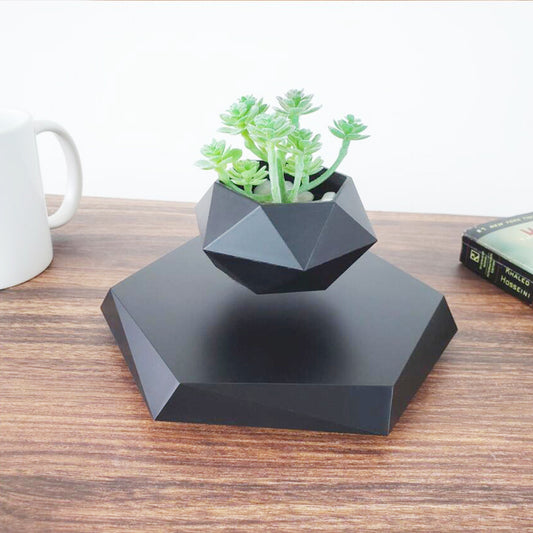 Floating Magnetic Levitating Flowerpot Bonsai Air Plant Pot Planter Potted for Home Office Desk Decor Creative Gift