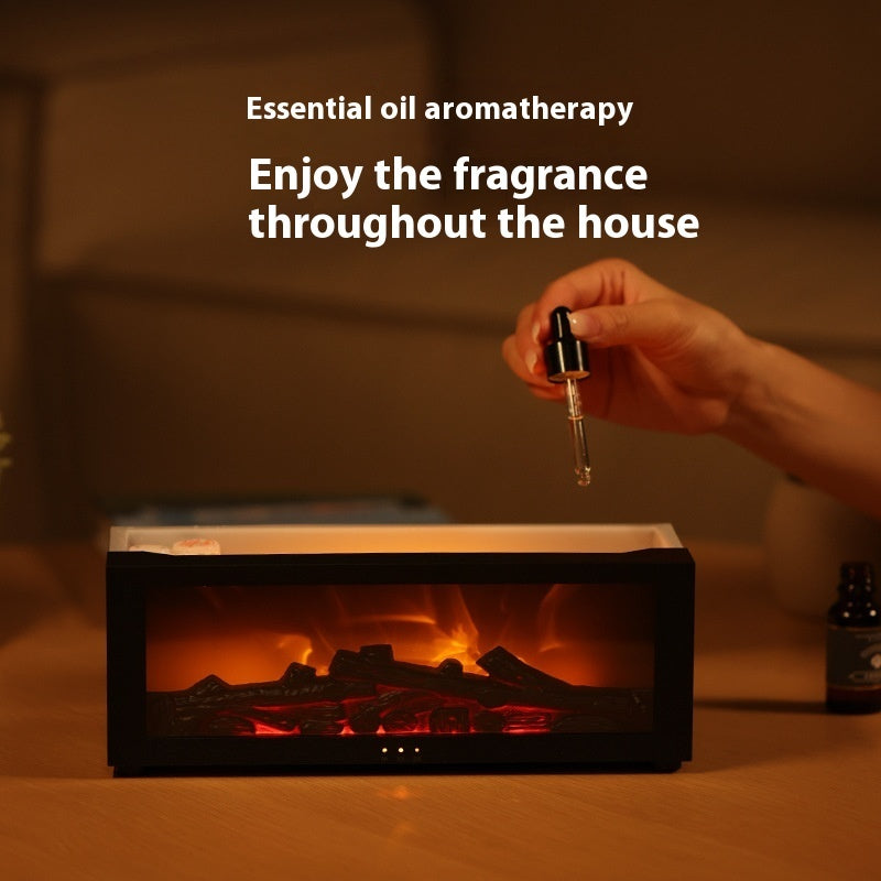 3D Flame Diffuser - Colorful Aromatherapy & Humidifier