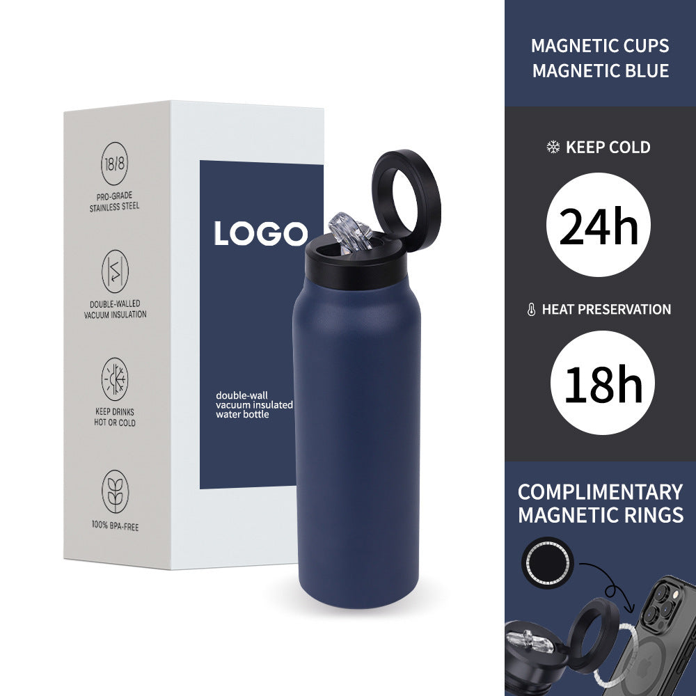 304 Stainless Steel Vacuum Cup Creative Magnetic Water Cup