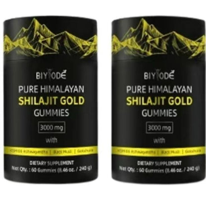 Pure Himalayan Shilajit Gummies  With Ashwagandha, Gokshura & Other Herbs No Added Sugar 60 Chewables Edible Supplement