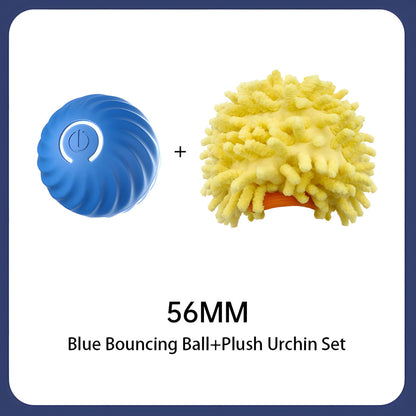 Interactive Bouncing Ball for Dogs, Automatic Smart Toy, Self-moving Rotating Stimulating Pet Entertainment